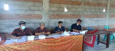 Musyawarah Desa penetapan penerima beasiswa 